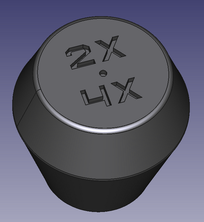 TDM 2X-4X Transfer Case Shift Knob